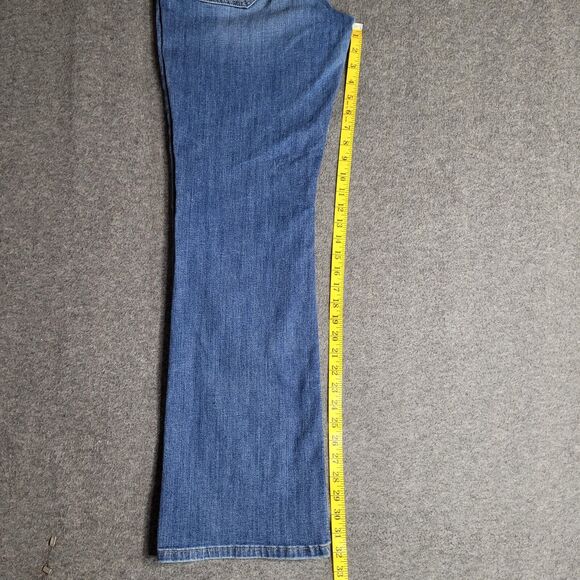 Ariat REAL Denim Leila Boot Cut Blue Jeans Womens 33R Perfect Rise Western 34x32 - Picture 4 of 12